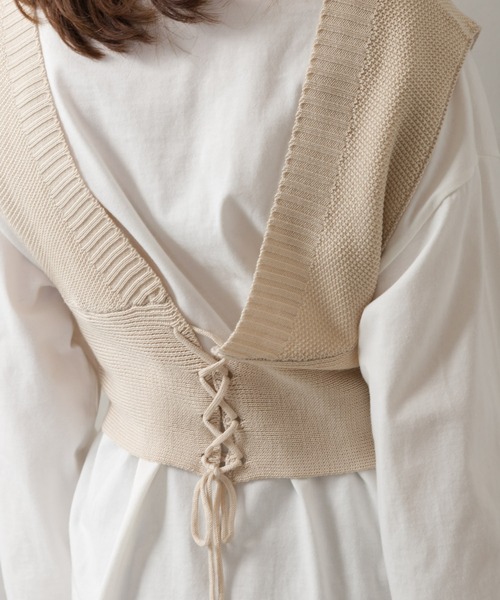 SpRay（スプレイ）の「【WEB限定】ビスチェアンサンブル（アンサンブル・レディース・ベージュ/ブラック/ブルー/ラベンダー/ミント・FREE）」の17枚目の写真