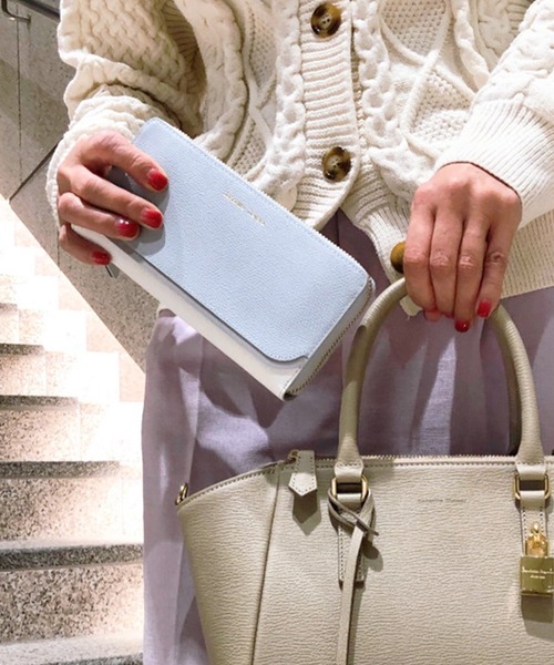 クリアランス超高品質 エナメルアクセントバイカラー長財布 財布 Samantha Thavasa サマンサタバサ のファッション 海外で買 Zamera Co Mz