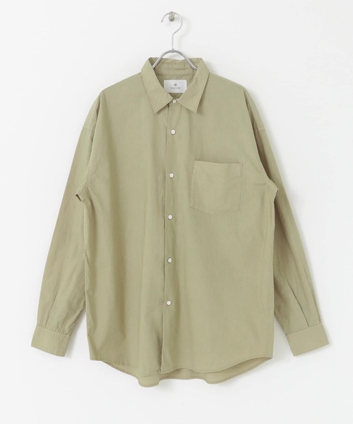 URBAN RESEARCH（アーバンリサーチ）の「ガーメントダイタイプライターシャツ（シャツ/ブラウス・メンズ・オフホワイト/カーキ/ブルー・M/L）」の17枚目の写真