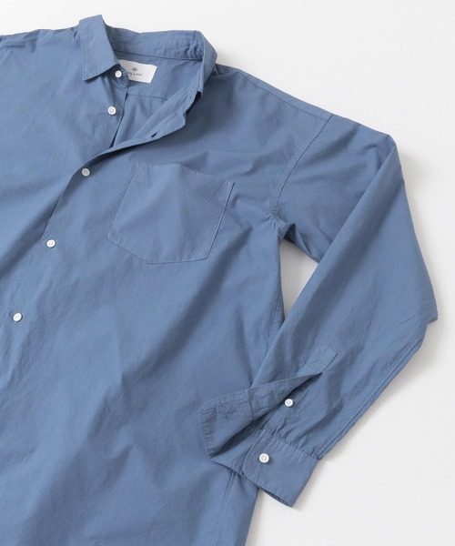 URBAN RESEARCH（アーバンリサーチ）の「ガーメントダイタイプライターシャツ（シャツ/ブラウス・メンズ・オフホワイト/カーキ/ブルー・M/L）」の19枚目の写真