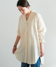 NOMBRE IMPAIR | 綿ﾚｰﾖﾝﾄﾞﾋﾞｰ　ｾﾐﾛﾝｸﾞｼｬﾂ(シャツ/ブラウス)