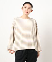 Samansa Mos2 | ゆるボーダーカットソー(Tシャツ/カットソー)