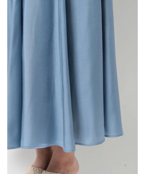 dazzlin（ダズリン）の「トウィンクルグロスフレアワンピース（ワンピース・レディース・グレー/グリーン/ブルー/ベージュ・FREE）」の6枚目の写真