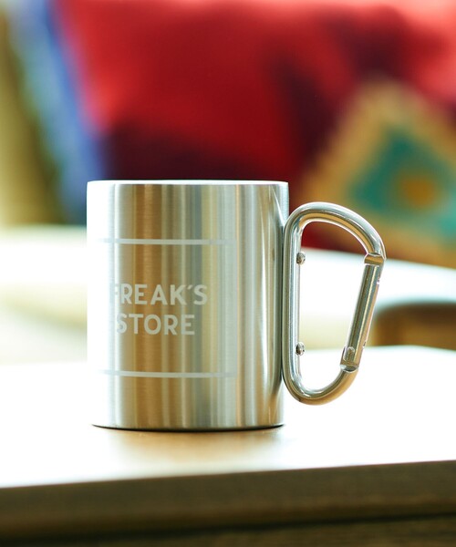 FREAK'S STORE（フリークスストア）の「カラビナマグ（グラス/マグカップ/タンブラー・メンズ・ブラック/シルバー・ONE SIZE）」の2枚目の写真