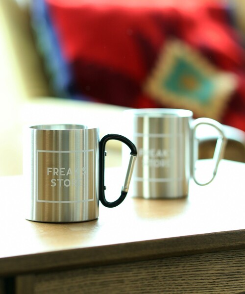 FREAK'S STORE（フリークスストア）の「カラビナマグ（グラス/マグカップ/タンブラー・メンズ・ブラック/シルバー・ONE SIZE）」の3枚目の写真