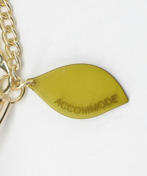 ACCOMMODE（アコモデ）の「＜ACCOMMODE＞ ラタン フルーツチャーム（キーホルダー・レディース・ピンク/ライム/イエロー・FREE）」の11枚目の写真