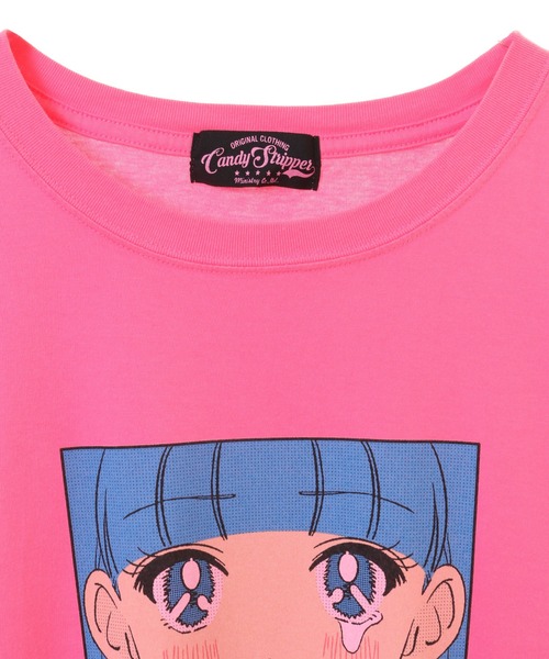 Candy Stripper（キャンディストリッパー）の「DON'T GO BIG BIG Tシャツ（Tシャツ/カットソー・レディース・ピンク/オフホワイト/ライトブルー/ブラック・2）」の6枚目の写真