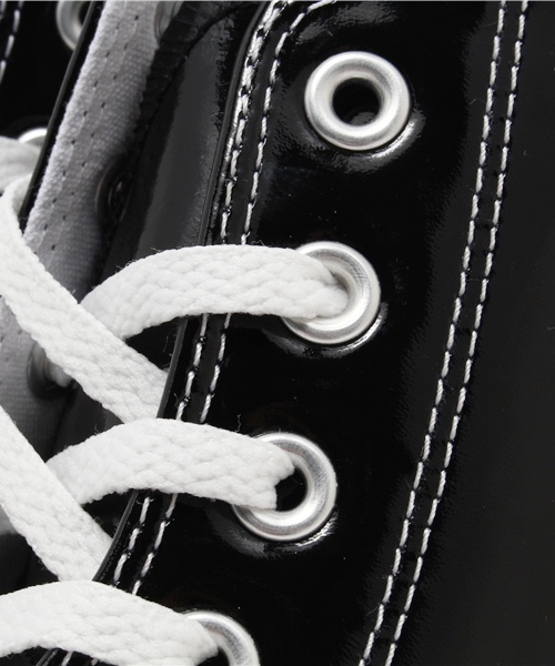 CONVERSE（コンバース）の「メンズ コンバース オールスター エナメル ハイカット CONVERSE AS ENAMEL HI（スニーカー・メンズ・ホワイト/ブラック・28cm/27.5cm/26.5cm/27cm）」の7枚目の写真