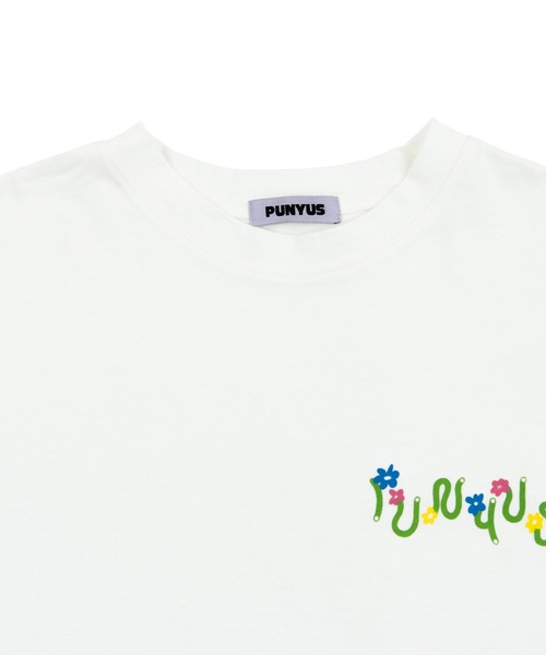 PUNYUS（プニュズ）の「スリーブプリントロンＴ（Tシャツ/カットソー・レディース・ホワイト/ブラック・1/2/4/3）」の16枚目の写真