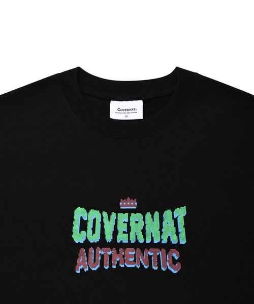 COVERNAT(カバーナット)の「【COVERNAT】RETRO PIXEL LOGO S/S TEE / カバーナット レトロ ピクセル ロゴ Tシャツ(Tシャツ/カットソー・メンズ・ブラック/ホワイト・MEDIUM/SMALL/X-LARGE/LARGE)」の14枚目の写真
