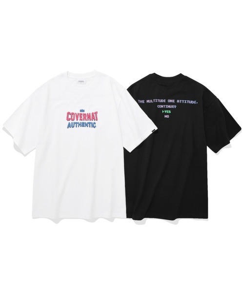 COVERNAT(カバーナット)の「【COVERNAT】RETRO PIXEL LOGO S/S TEE / カバーナット レトロ ピクセル ロゴ Tシャツ(Tシャツ/カットソー・メンズ・ブラック/ホワイト・MEDIUM/SMALL/X-LARGE/LARGE)」の7枚目の写真