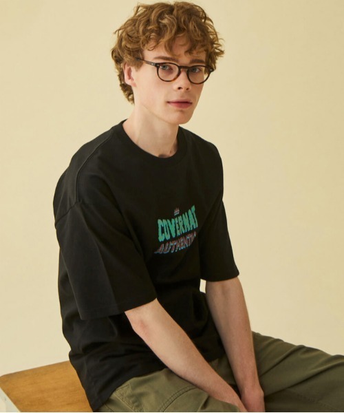 COVERNAT(カバーナット)の「【COVERNAT】RETRO PIXEL LOGO S/S TEE / カバーナット レトロ ピクセル ロゴ Tシャツ(Tシャツ/カットソー・メンズ・ブラック/ホワイト・MEDIUM/SMALL/X-LARGE/LARGE)」の5枚目の写真