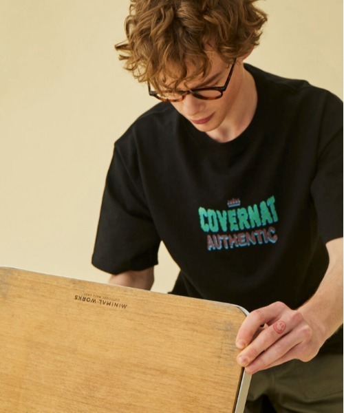 COVERNAT(カバーナット)の「【COVERNAT】RETRO PIXEL LOGO S/S TEE / カバーナット レトロ ピクセル ロゴ Tシャツ(Tシャツ/カットソー・メンズ・ブラック/ホワイト・MEDIUM/SMALL/X-LARGE/LARGE)」の6枚目の写真