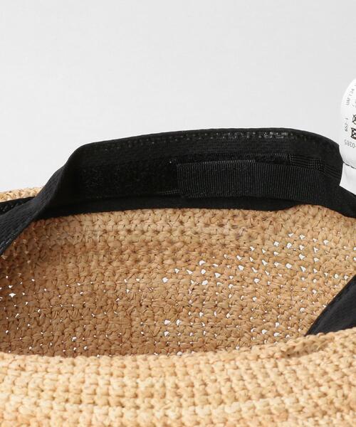 green label relaxing（グリーンレーベルリラクシング）の「CFC ラフィア リボン 2WAY ハット（ハット・レディース・ナチュラル・FREE）」の13枚目の写真