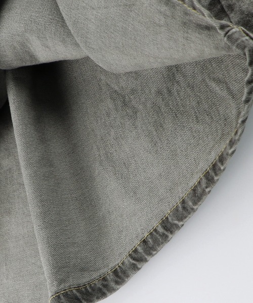 RADCHAP（ラッドチャップ）の「デニムギャザースカート（デニムスカート・キッズ・サックスブルー/グレー・XL/M/L/S）」の11枚目の写真