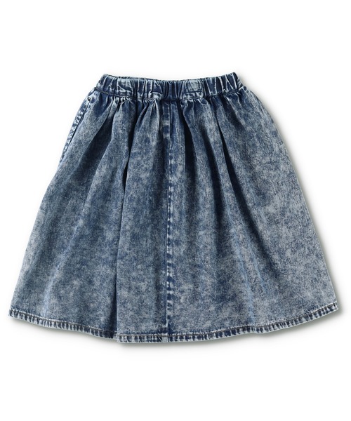 RADCHAP（ラッドチャップ）の「デニムギャザースカート（デニムスカート・キッズ・サックスブルー/グレー・XL/M/L/S）」の8枚目の写真