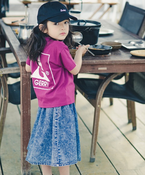 RADCHAP（ラッドチャップ）の「デニムギャザースカート（デニムスカート・キッズ・サックスブルー/グレー・XL/M/L/S）」の19枚目の写真