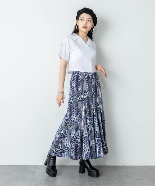 RASVOA（ラスボア）の「オープンカラーセーラーシャツ（シャツ/ブラウス・レディース・ブラック/オフホワイト/ブラック系その他・FREE）」の16枚目の写真