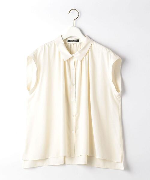 closet story（クローゼットストーリー）の「＜closet story＞CSC レギュラーカラー ギャザーシャツ [イージーケア]（シャツ/ブラウス・レディース・ホワイト/ブラック/ケリー・FREE）」の15枚目の写真