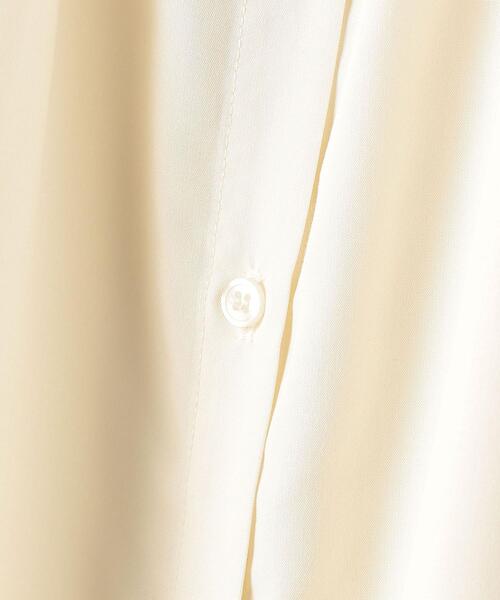 closet story（クローゼットストーリー）の「＜closet story＞CSC レギュラーカラー ギャザーシャツ [イージーケア]（シャツ/ブラウス・レディース・ホワイト/ブラック/ケリー・FREE）」の16枚目の写真