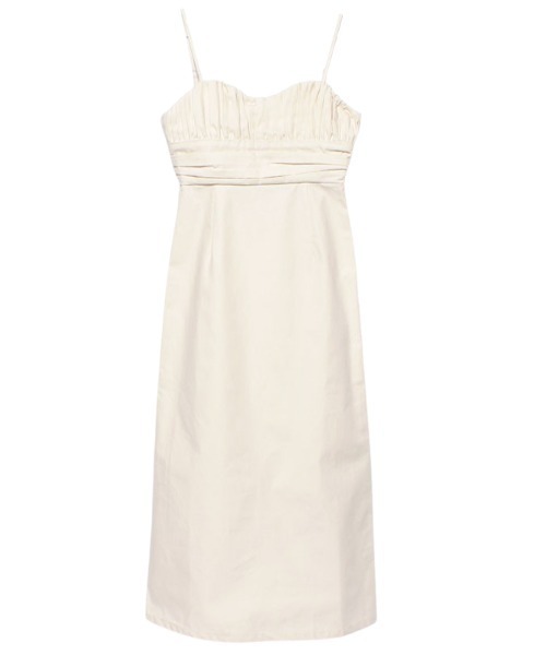 EIMY ISTOIRE（エイミーイストワール）の「プリーツビスチェワンピース（ワンピース・レディース・ホワイト/ブラック/インディゴブルー・SMALL/MEDIUM）」の19枚目の写真