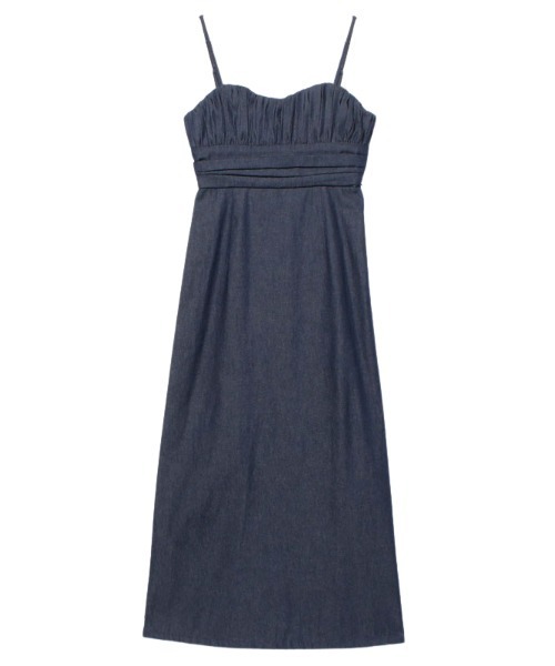 EIMY ISTOIRE（エイミーイストワール）の「プリーツビスチェワンピース（ワンピース・レディース・ホワイト/ブラック/インディゴブルー・SMALL/MEDIUM）」の20枚目の写真