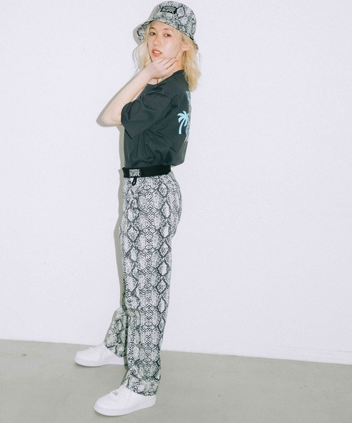 X-girl（エックスガール）の「X-girl × JIMMY'Z EASY PANTS（その他パンツ・レディース・グリーン/ブラック/ベージュ/マルチ・M/S）」の21枚目の写真