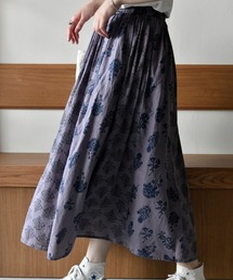 ボイルプリント◆パネル切替スカート