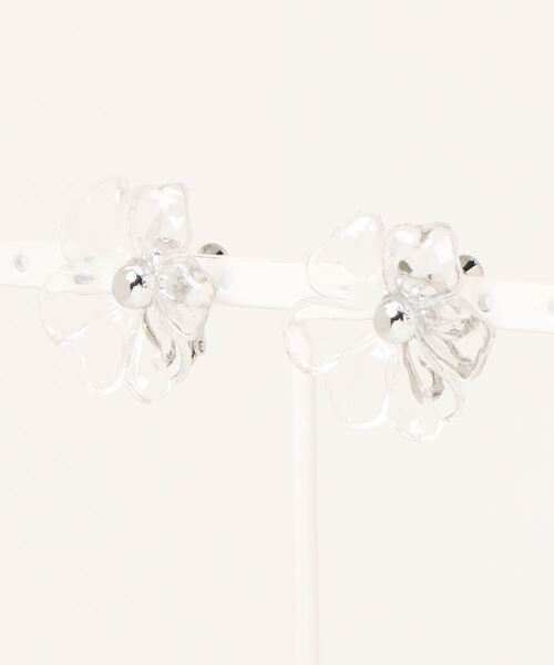 kutir（クティール）の「クリアフラワーイヤリング（イヤリング・レディース・シルバー/ゴールド・FREE）」の10枚目の写真