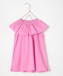 LOWRYS FARM | ボイルフリルカラーノースリーブブラウス　942733(シャツ/ブラウス)