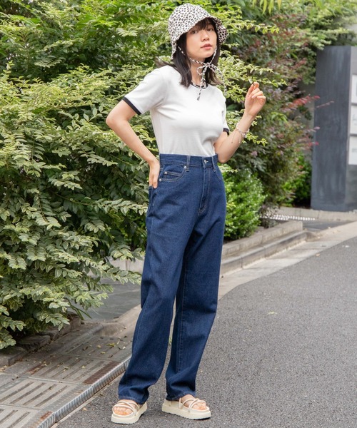 WEGO(ウィゴー)の「WEGO/リブショートT(Tシャツ/カットソー・レディース・ホワイト/ブラック/レッド/ホワイト系その他/ブラウン/カーキ・SMALL/MEDIUM)」の20枚目の写真