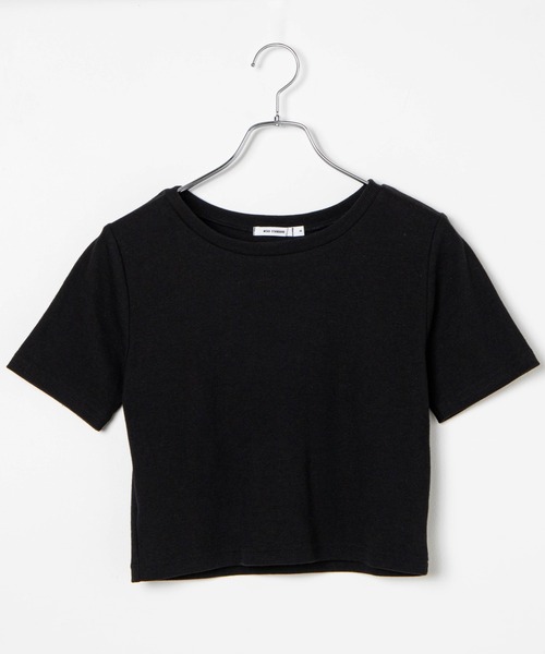 WEGO(ウィゴー)の「WEGO/リブショートT(Tシャツ/カットソー・レディース・ホワイト/ブラック/レッド/ホワイト系その他/ブラウン/カーキ・SMALL/MEDIUM)」の12枚目の写真