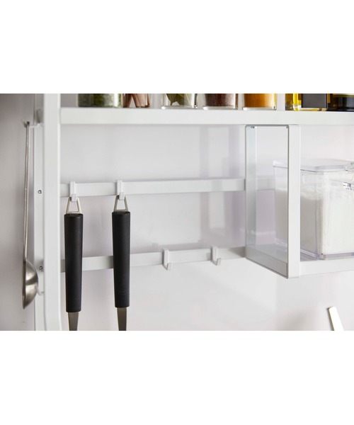 tower（タワー）の「tower（タワー）コンロサイドラック（キッチン収納・レディース・ホワイト/ブラック・ONE SIZE）」の8枚目の写真