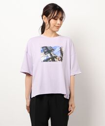 earth music&ecology | グラフィックフォトTシャツ ＊(Tシャツ/カットソー)