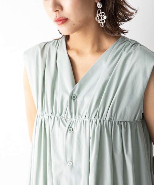 MILLION CARATS（ミリオンカラッツ）の「【STYLE４】2WAYギャザーワンピース（ワンピース・レディース・チャコールグレー/ブラウン/モスグリーン・FREE）」の18枚目の写真