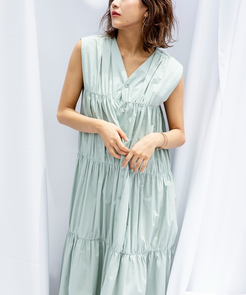 MILLION CARATS（ミリオンカラッツ）の「【STYLE４】2WAYギャザーワンピース（ワンピース・レディース・チャコールグレー/ブラウン/モスグリーン・FREE）」の22枚目の写真