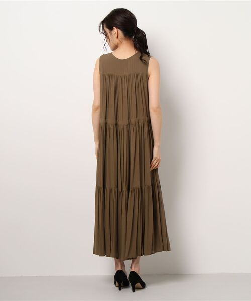 Te chichi（テチチ）の「ティアードマキシワンピース（ワンピース・レディース・ブラック/パープル/カーキ・ﾌﾘ-）」の5枚目の写真