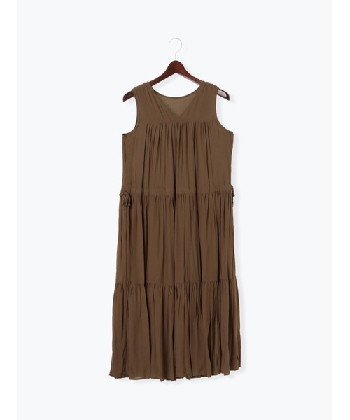 Te chichi（テチチ）の「ティアードマキシワンピース（ワンピース・レディース・ブラック/パープル/カーキ・ﾌﾘ-）」の19枚目の写真