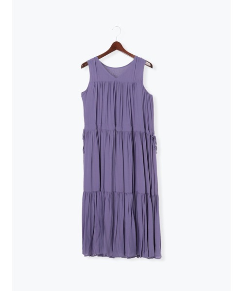 Te chichi（テチチ）の「ティアードマキシワンピース（ワンピース・レディース・ブラック/パープル/カーキ・ﾌﾘ-）」の12枚目の写真