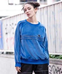X-girl | VELOUR CREW TOP(スウェット)
