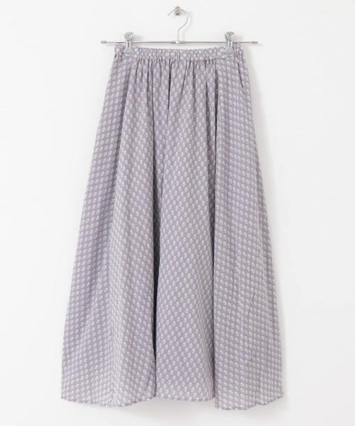 かぐれ（カグレ）の「小紋柄プリントスカート（スカート・レディース・グレー/ミント・FREE）」の12枚目の写真