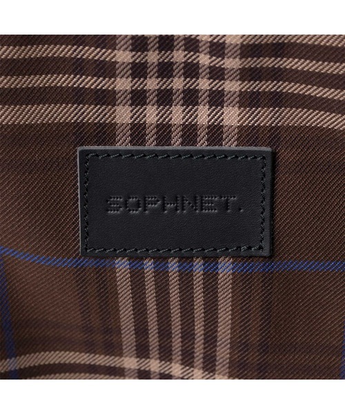 SOPHNET.(ソフネット)の「SOLOTEX CHECK TOTE BAG(トートバッグ・メンズ・ブラウン/グレー・FREE)」の8枚目の写真