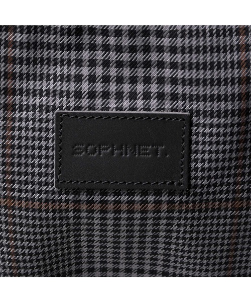 SOPHNET.(ソフネット)の「SOLOTEX CHECK TOTE BAG(トートバッグ・メンズ・ブラウン/グレー・FREE)」の14枚目の写真