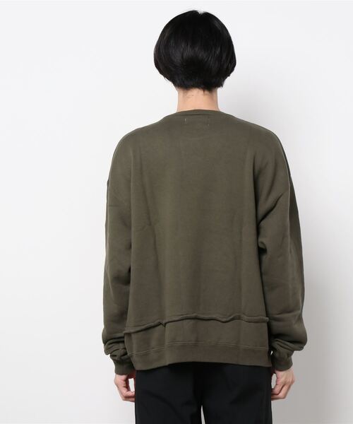 no.（ナンバー）の「no. PROCESSING CREW SWEAT (21-FW-SW-02)（スウェット・メンズ・ベージュ/カーキ・1/2）」の4枚目の写真