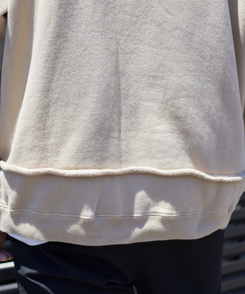no.（ナンバー）の「no. PROCESSING CREW SWEAT (21-FW-SW-02)（スウェット・メンズ・ベージュ/カーキ・1/2）」の10枚目の写真