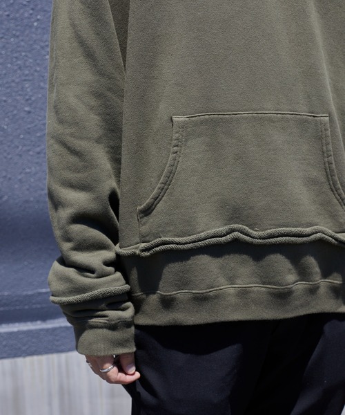 no.（ナンバー）の「no. PROCESSING CREW SWEAT (21-FW-SW-02)（スウェット・メンズ・ベージュ/カーキ・1/2）」の6枚目の写真