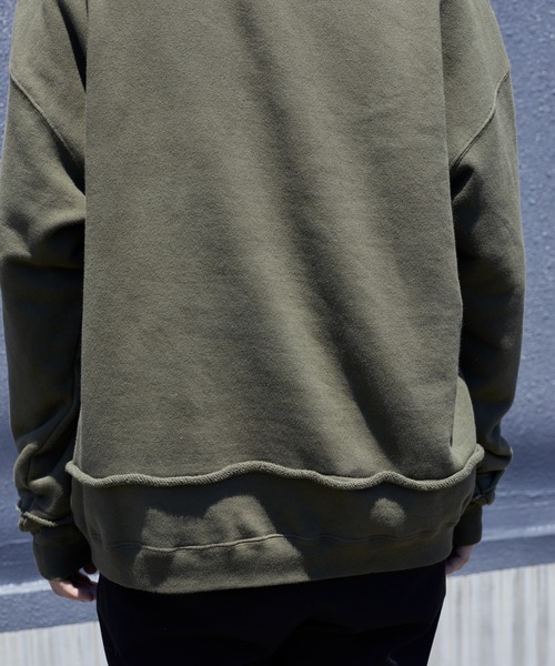 no.（ナンバー）の「no. PROCESSING CREW SWEAT (21-FW-SW-02)（スウェット・メンズ・ベージュ/カーキ・1/2）」の5枚目の写真