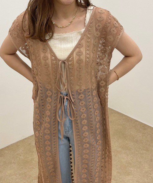 apres jour clair（アプレジュールクレア）の「【apres jour clair】レース2WAYワンピース【ZOZOTOWN限定アイテム】（ワンピース・レディース・ベージュ/アイボリー・X-LARGE/フリー）」の16枚目の写真