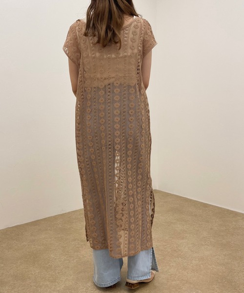 apres jour clair（アプレジュールクレア）の「【apres jour clair】レース2WAYワンピース【ZOZOTOWN限定アイテム】（ワンピース・レディース・ベージュ/アイボリー・X-LARGE/フリー）」の11枚目の写真