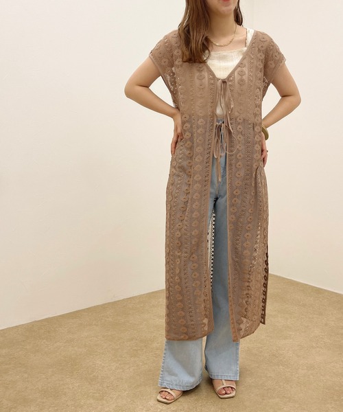 apres jour clair（アプレジュールクレア）の「【apres jour clair】レース2WAYワンピース【ZOZOTOWN限定アイテム】（ワンピース・レディース・ベージュ/アイボリー・X-LARGE/フリー）」の12枚目の写真